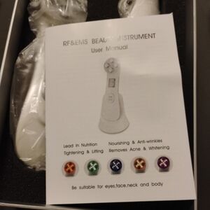 White RF & EMS Beauty Instrument